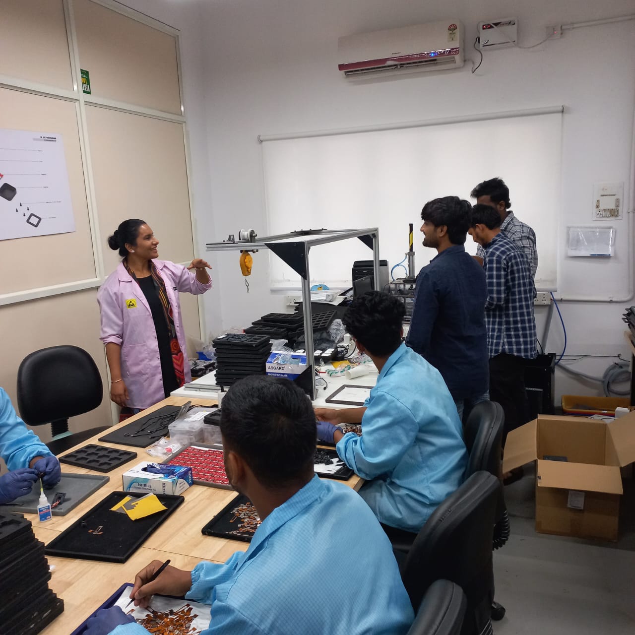 Professional training seminar in classroom setting